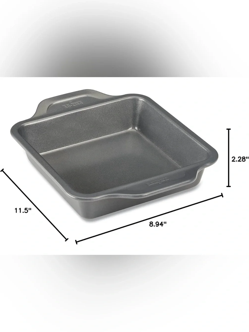 All Clad Pro Release Bakeware Square Baking Pan Gray 8 x 8 Cooking Gifts New